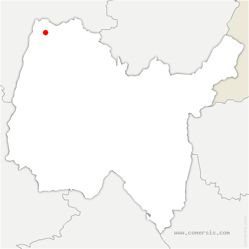 carte de localisation de Arbigny