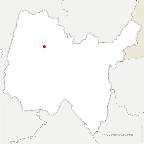 carte de localisation de Attignat