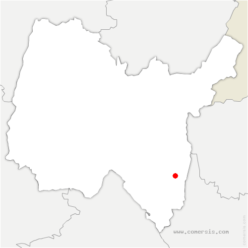 carte de localisation de Béon