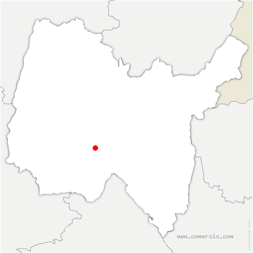 carte de localisation de Bibost