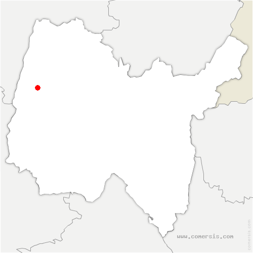 carte de localisation de Bourdeau