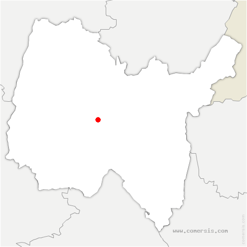 carte de localisation du Breuil