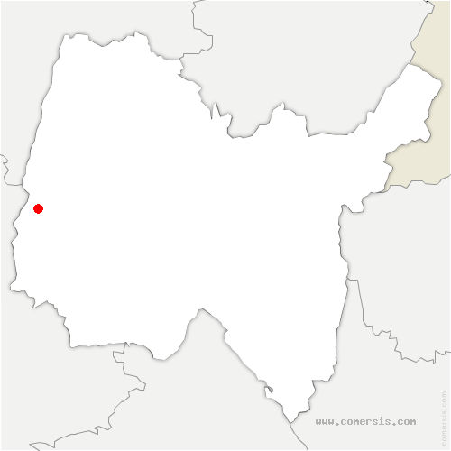 carte de localisation de la Bridoire