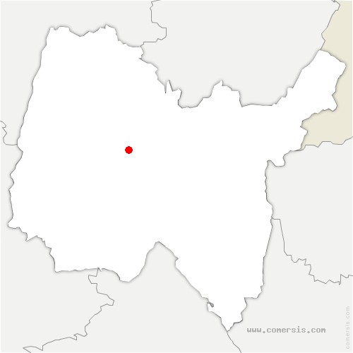 carte de localisation de Chamousset