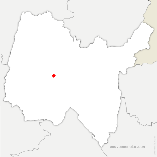 carte de localisation de la Chapelle-Rambaud