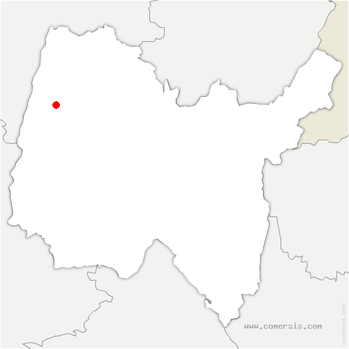 carte de localisation de la Chapelle-du-Mont-du-Chat