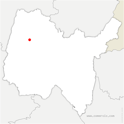 carte de localisation de Charantonnay