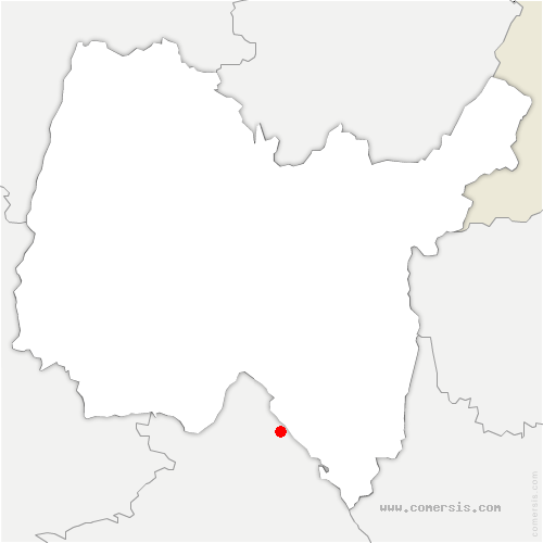 carte de localisation de Chassagny