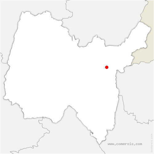 carte de localisation de Châtillon-en-Michaille