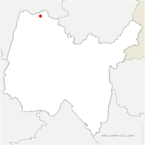 carte de localisation de Chavanoz