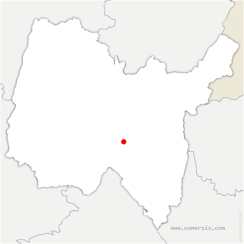 carte de localisation de Chérizet