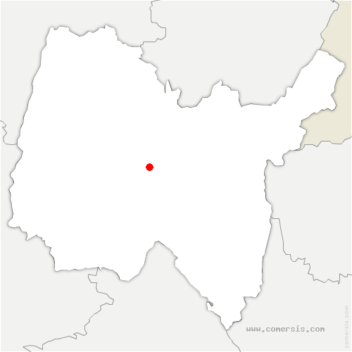 carte de localisation de Chessy