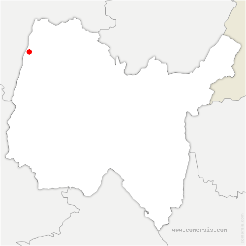 carte de localisation de Chindrieux