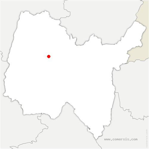 carte de localisation de Commelle