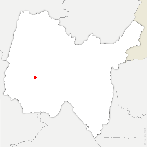 carte de localisation de Copponex