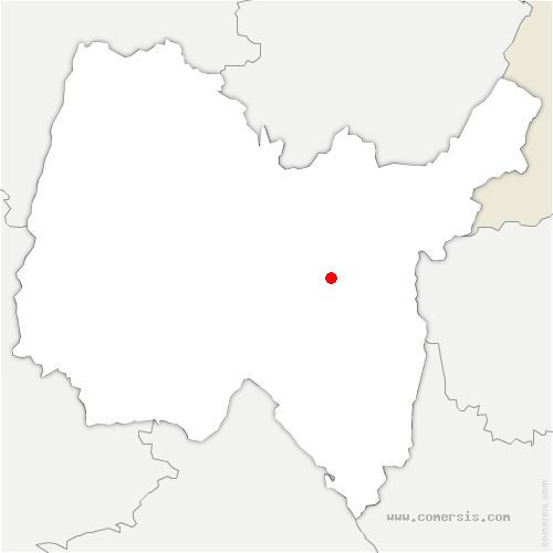 carte de localisation de Corcelles