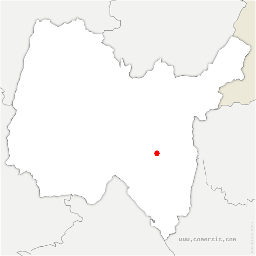 carte de localisation de Cormaranche-en-Bugey