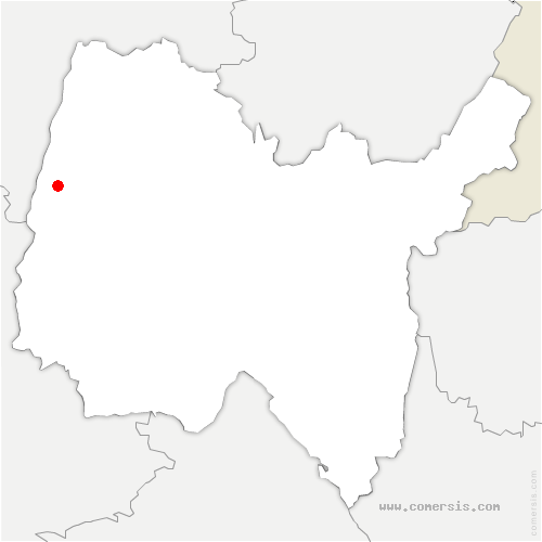 carte de localisation de Cruzilles-lès-Mépillat