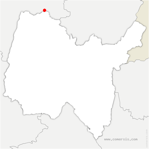 carte de localisation de Curciat-Dongalon