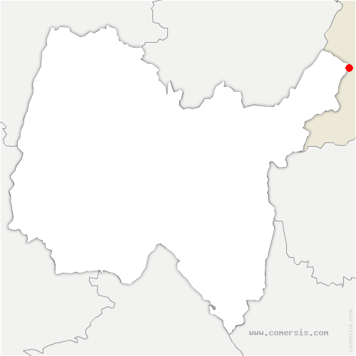 carte de localisation de Divonne-les-Bains