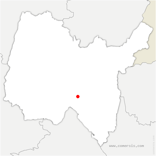 carte de localisation d'Entremont