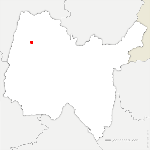 carte de localisation d'Épersy