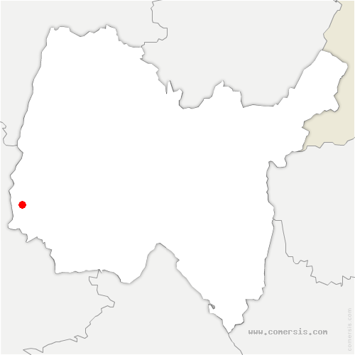 carte de localisation de Fareins
