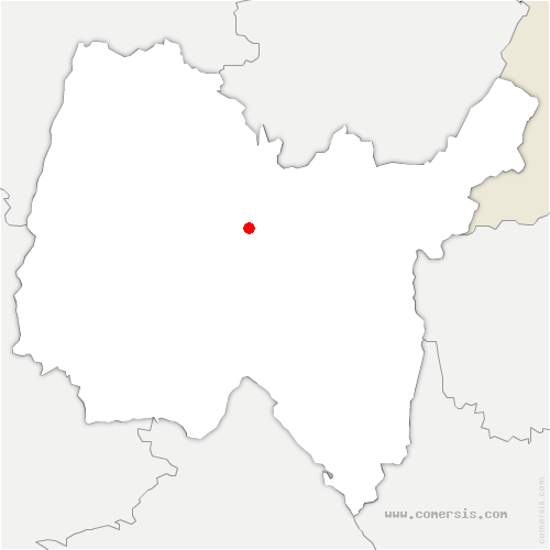 carte de localisation de Faucigny