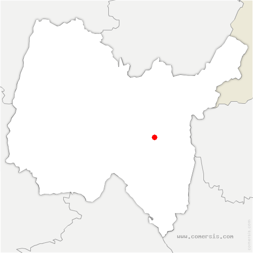 carte de localisation de Fontaines-sur-Saône