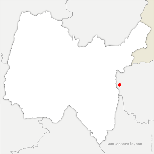 carte de localisation de la Genête