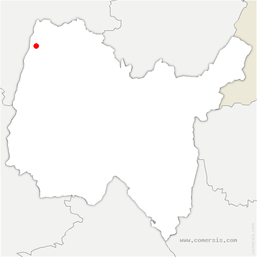 carte de localisation de Gorrevod