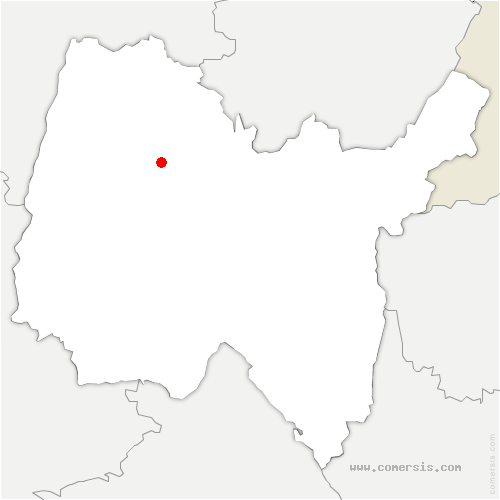 carte de localisation de Grandris