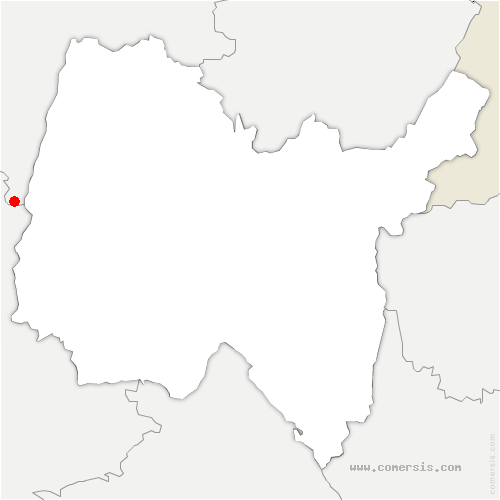 carte de localisation de Gresin