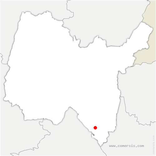 carte de localisation de Groslée
