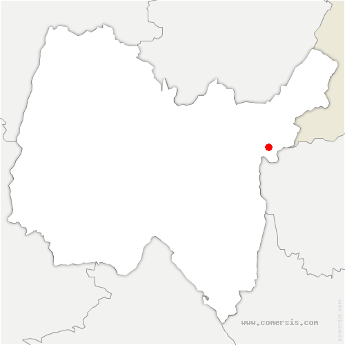 carte de localisation de Lancrans