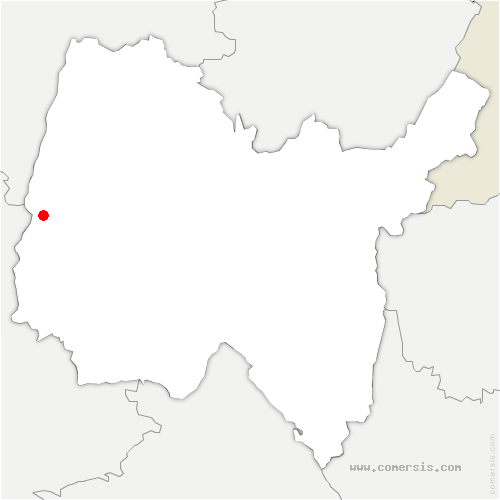 carte de localisation de Mogneneins