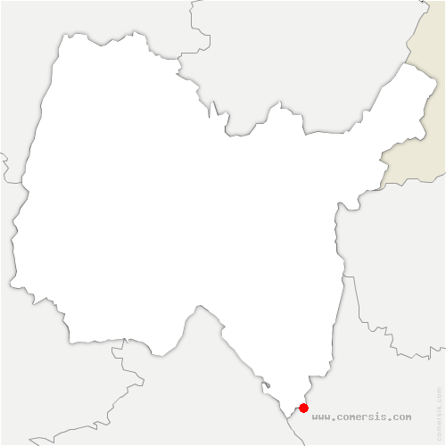 carte de localisation de Murs-et-Gélignieux