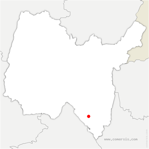 carte de localisation de Pruzilly