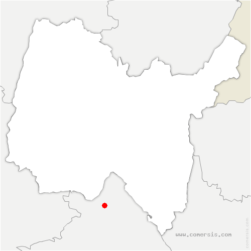 carte de localisation de Riverie