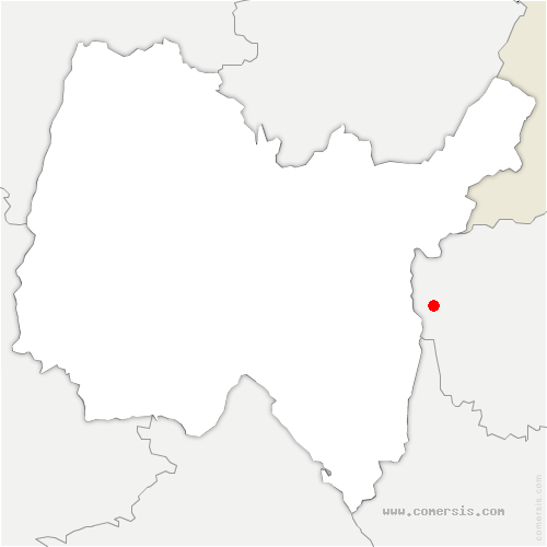 carte de localisation de Romenay