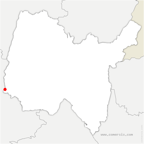 carte de localisation de Saint-Bernard