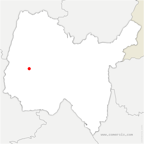 carte de localisation de Saint-Georges-sur-Renon