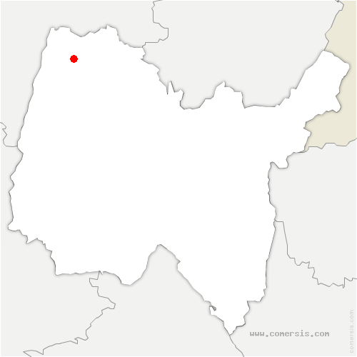 carte de localisation de Saint-Jean-sur-Reyssouze