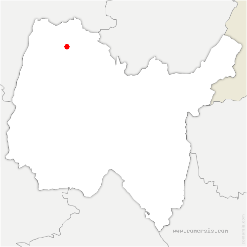 carte de localisation de Saint-Julien-sur-Reyssouze