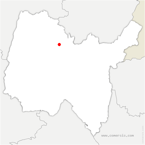 carte de localisation de Saint-Victor-de-Cessieu
