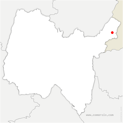 carte de localisation de Ségny