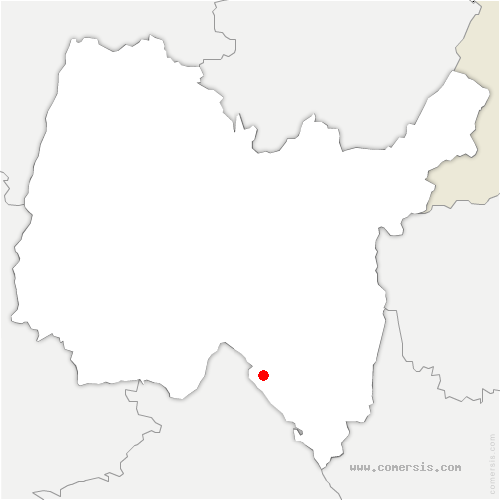 carte de localisation de Serrières-de-Briord