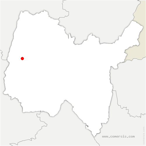 carte de localisation de Sulignat