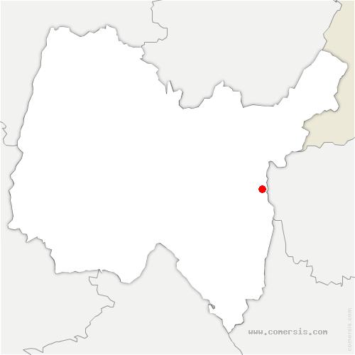 carte de localisation de Surjoux