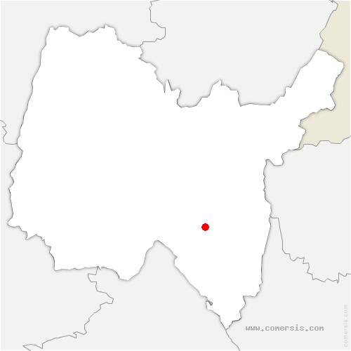 carte de localisation de Thézillieu